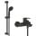 Смеситель для ванны с душевым набором Grohe QuickFix Start Black чорний матовий (UA30330702)