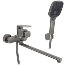 Смеситель для ванны Kroner KRP Makon-GRP070 графит (CV033861)