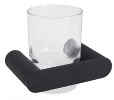 Стакан для зубних щіток Qtap Sklenka 6102103B чорний матовий (QTSTK6102103B)
