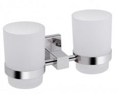 Стакан подвійний для зубних щіток Qtap Sklenka 6201103C (QTST6201103C)