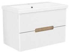 Тумба з раковиною Volle SOLO blanco 80 см (1910.308007)
