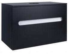 Тумба підвісна Qtap Virgo 70 см чорна (QT1879TPА702BW)