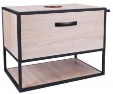 Тумба підвісна Qtap Taurus 70 см білий дуб (QT2479TPT703WO)