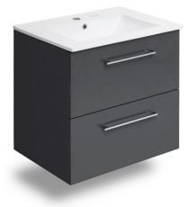 Тумба з раковиною Imprese VALTICE 60 см сіра (f3202G)