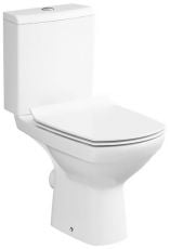 Унітаз-компакт Cersanit Carina Clean On з бачком та кришкою Soft-Close Slim (K31-076)