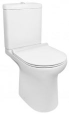 Унітаз-компакт з сидінням Soft-close Qtap Kolibri (QT1022C667PW)
