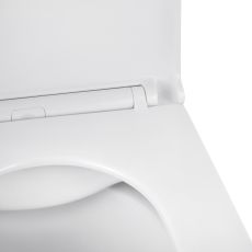 Унитаз подвесной с крышкой Kroner Eifel WHI493436 Rimless (CV029611) — фото 4