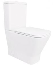 Унітаз-компакт Qtap Cardinal Rimless Ultra Quiet з сидінням Soft-close (QT04222168AUQ3W)