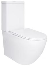 Унітаз-компакт Qtap Jay Rimless Ultra Quiet з сидінням Soft-close (QT07222175TW)