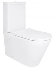 Унітаз-компакт Qtap Vlasta Rimless Ultra Quiet з сидінням Soft-close (QT28228300W)