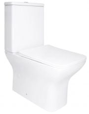 Унітаз-компакт Qtap Aries Rimless з сидінням Soft-close (QT03228302W)