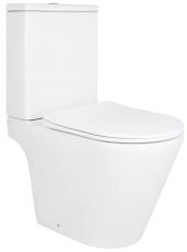 Унітаз-компакт Qtap Dove Rimless з сидінням Soft-close (QT06228380BW)