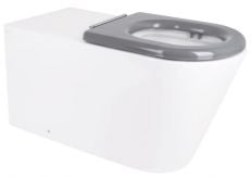 Унітаз підлоговий інклюзивний Qtap Freedom Rimless з сидінням Soft-close (QT22223368W)