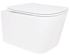 Унитаз подвесной Qtap Crow Rimless Ultra Quiet с сиденьем Soft-close (QT05335171W)