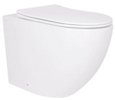 Унитаз подвесной Qtap Robin Rimless Ultra Quiet с сиденьем Soft-close (QT13332381AW)