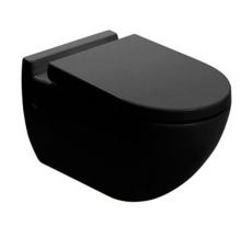 Унітаз підвісний Newarc Modern з кришкою чорний (3823B)
