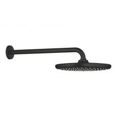 Верхній душ з кронштейном Grohe Tempesta 250 чорний матовий (266682430)