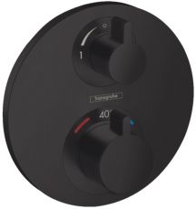 Зовнішня частина термостата Hansgrohe Ecostat S чорний матовий (15758670)
