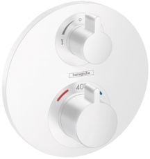 Зовнішня частина термостата Hansgrohe Ecostat S білий матовий (15758700)