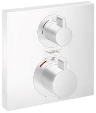 Термостат прихованого монтажу Hansgrohe Ecostat Square білий матовий (15714700)