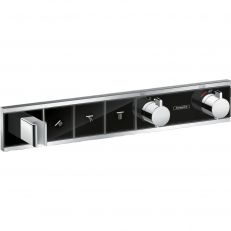 Термостат прихованого монтажу Hansgrohe RainSelect чорний-хром (15356600)