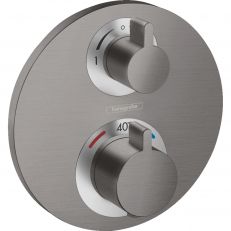 Зовнішня частина термостата Hansgrohe Ecostat S шліфований чорний хром (15758340)