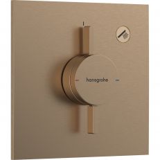 Змішувач прихованого монтажу для 1 споживача Hansgrohe DuoTurn E шліфована бронза (75617140)