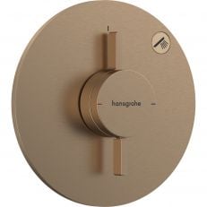 Змішувач прихованого монтажу для 1 споживача Hansgrohe DuoTurn S шліфована бронза (75618140)