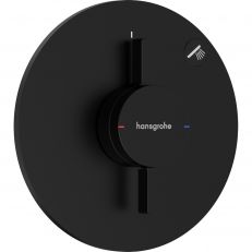 Змішувач прихованого монтажу для 1 споживача Hansgrohe DuoTurn S чорний матовий (75618670)