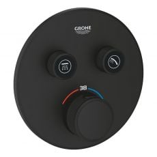 Зовнішня частина термостата Grohe Grohtherm SmartControl фантомний чорний (29507KF0)