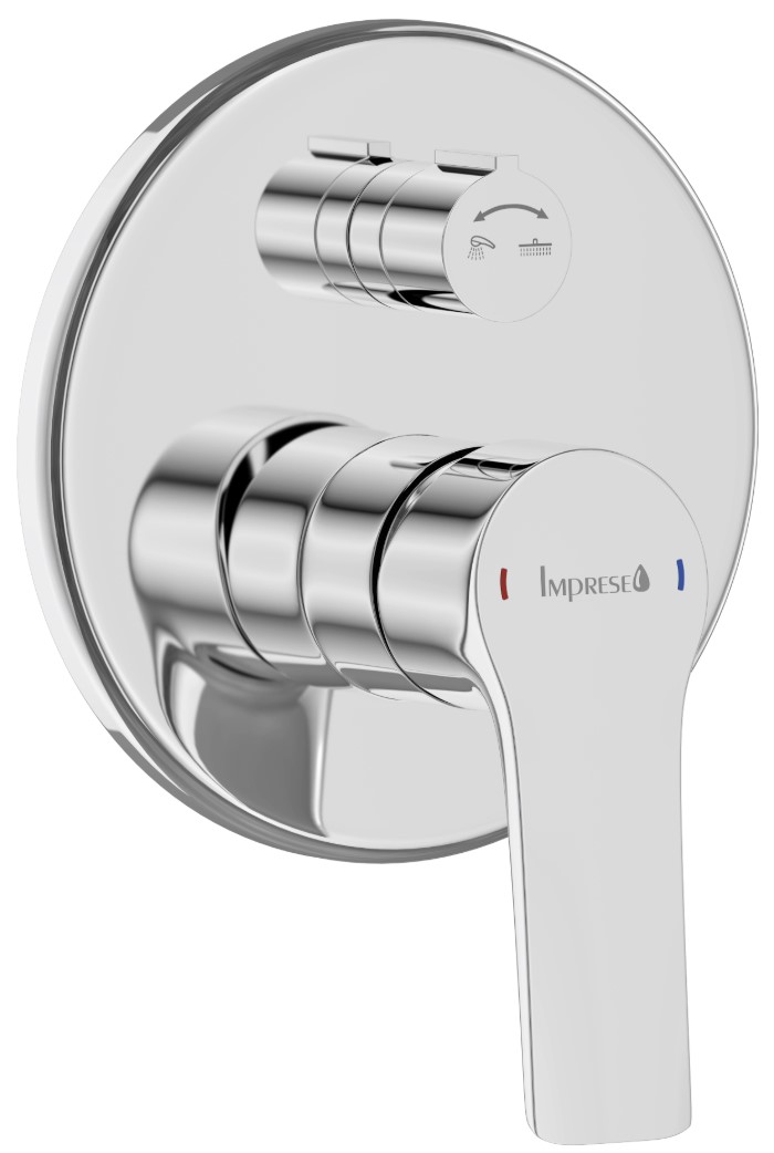 Смеситель для ванны скрытого монтажа Imprese KUCERA (f04603401AA)