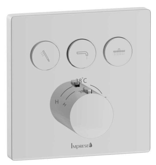 Термостат для ванни прихованого монтажу Imprese JUDIT Click (f04610801AF)