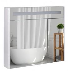 Дзеркальна шафа з підсвічуванням Qtap Robin 80 см (QT1377ZP8001W)