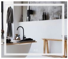 Дзеркало з LED-підсвіткою Qtap Mideya 80x70 см (QT2078NCF8070W)