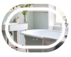 Дзеркало з LED-підсвіткою Qtap Gemini 50x70 см (QT2578R5070)