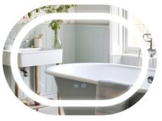 Дзеркало з LED-підсвіткою Qtap Gemini 60x80 см (QT2578R6080)